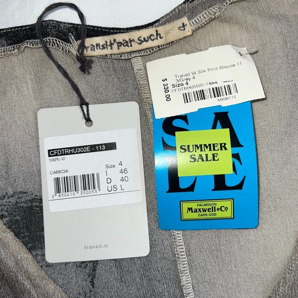 Transit Par Such Silk Blouse - Picture 3 of 6